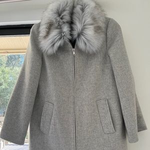 Zara Manteco Wool Blend Coat S